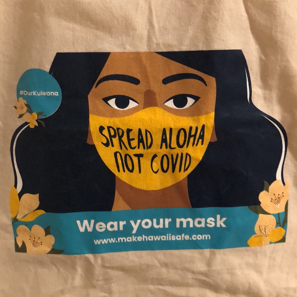 Spread aloha not covid canvas bag - Picture 2 of 2